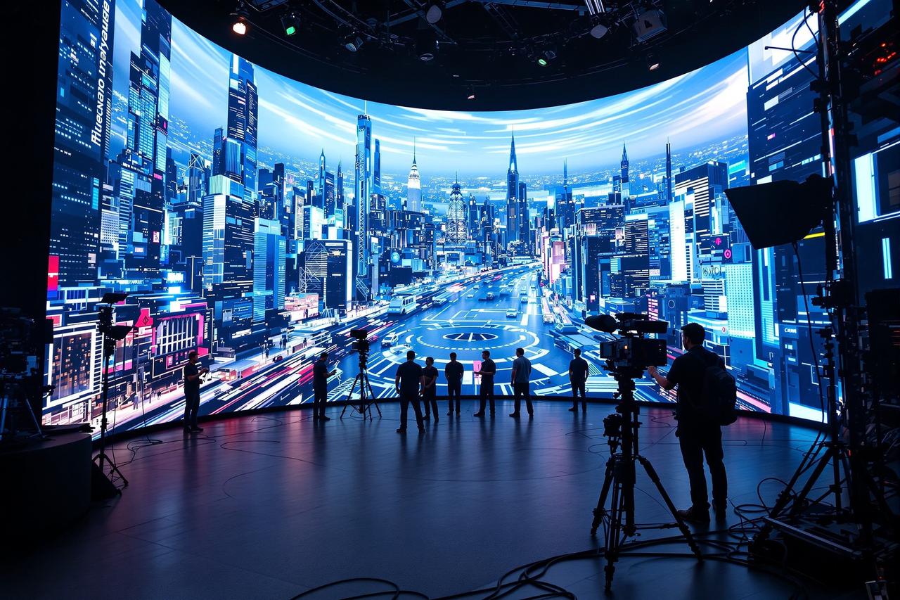 虚拟拍摄技术革新影视制作，LED墙取代绿幕成主流_光速影视43