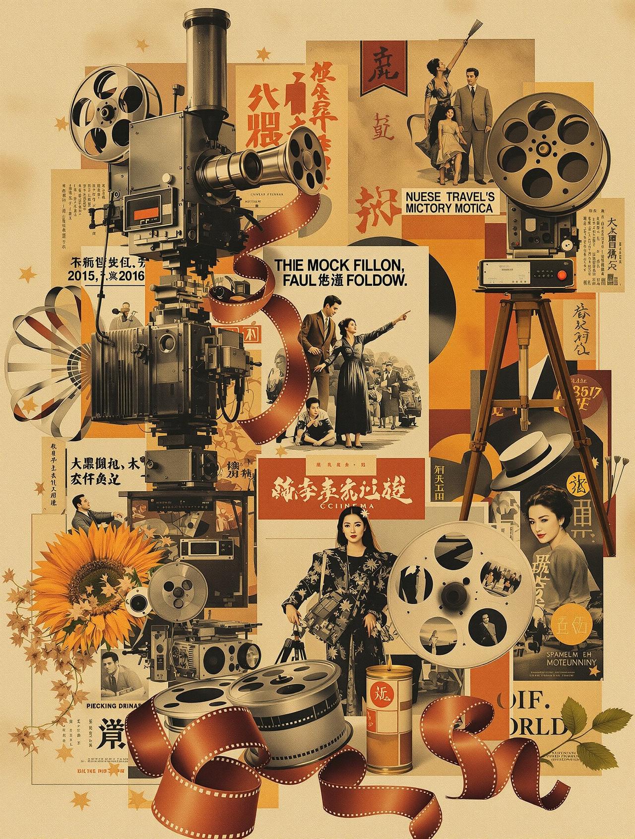 华语经典百年 - 理论电影网专题栏目封面，从默片时代到数字时代，梳理华语电影百年发展历程中的经典之作与里程碑时刻。